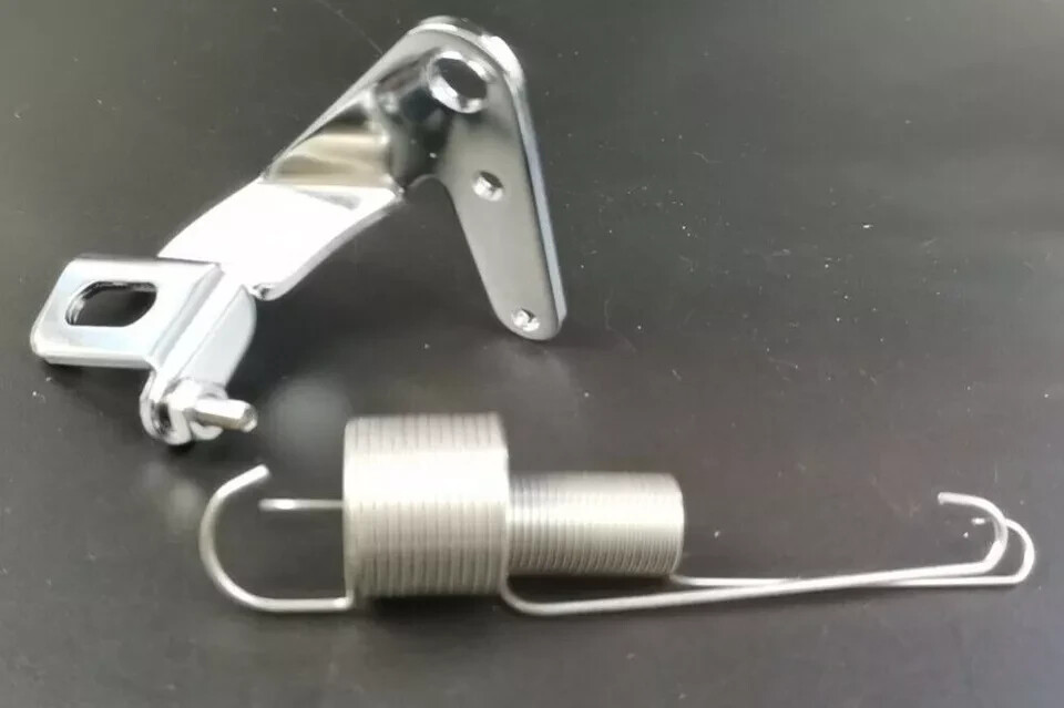 Street Rod Floor Mount Gas Pedal w/36" Throttle Cable & Bracket Spring Set