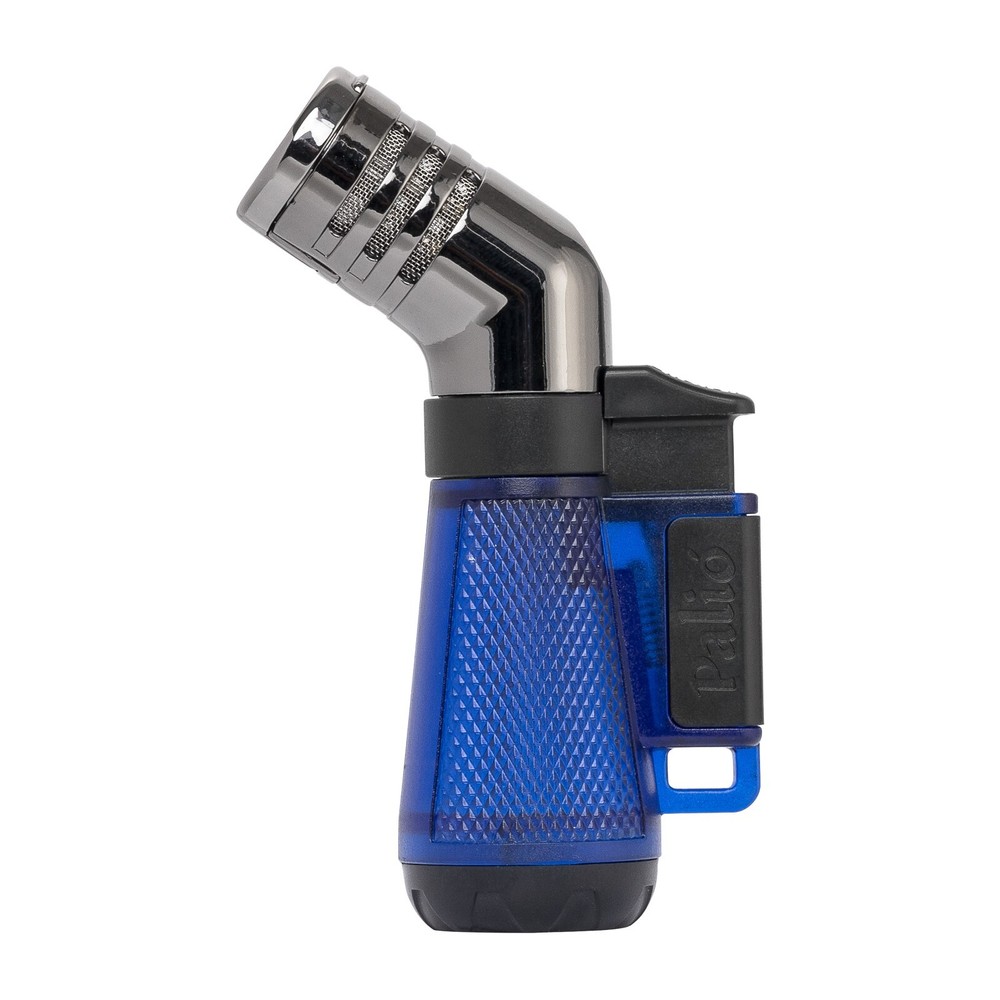 Palio Squadra Angled Triple-jet Flame Lighter, Blue