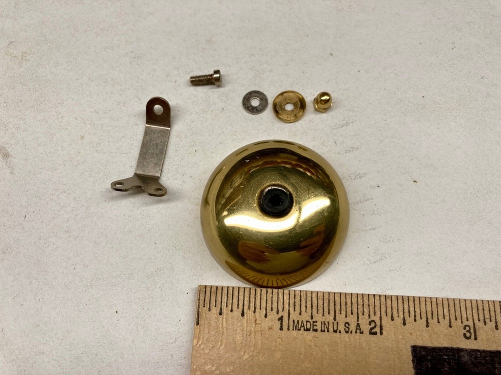 Hermle Brass Clock Bell 1 3/4"