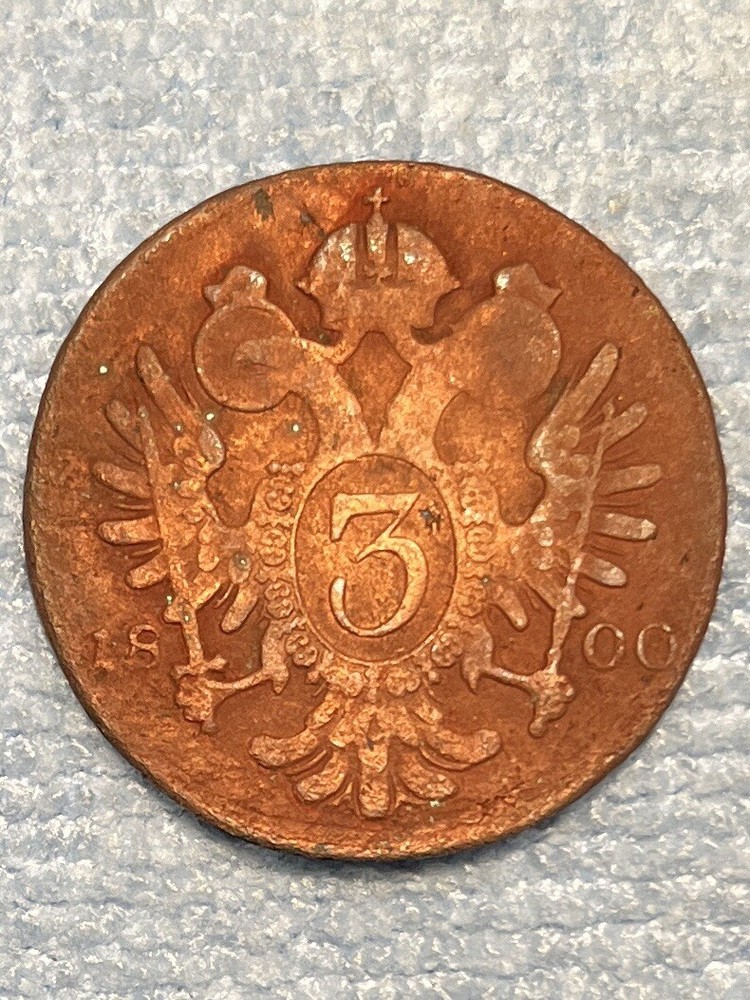 Austria - 3 Kreuzer 1800 S - Pd