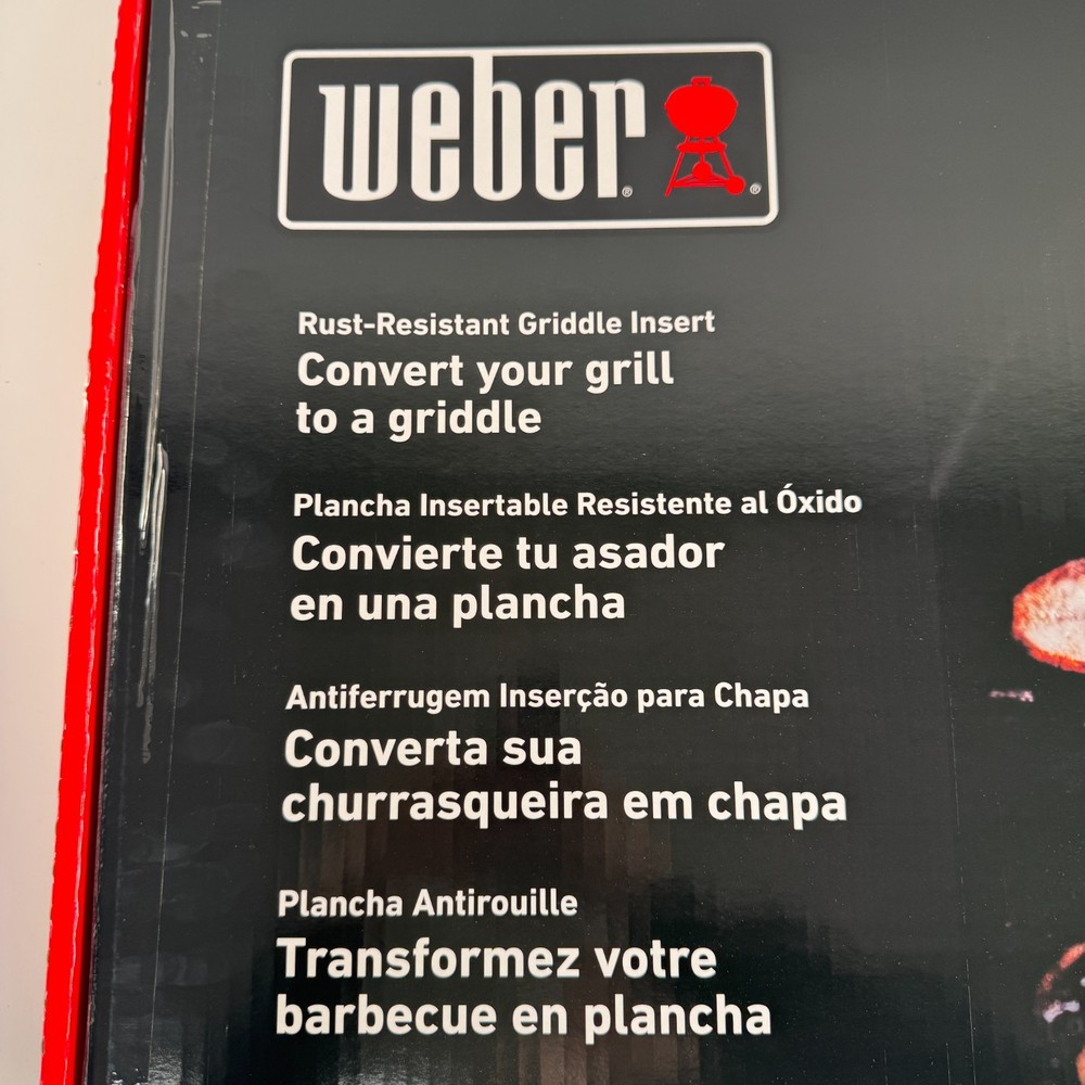 Genuine Weber Genesis 400 Series (6789) Rust-Resistant Griddle Insert