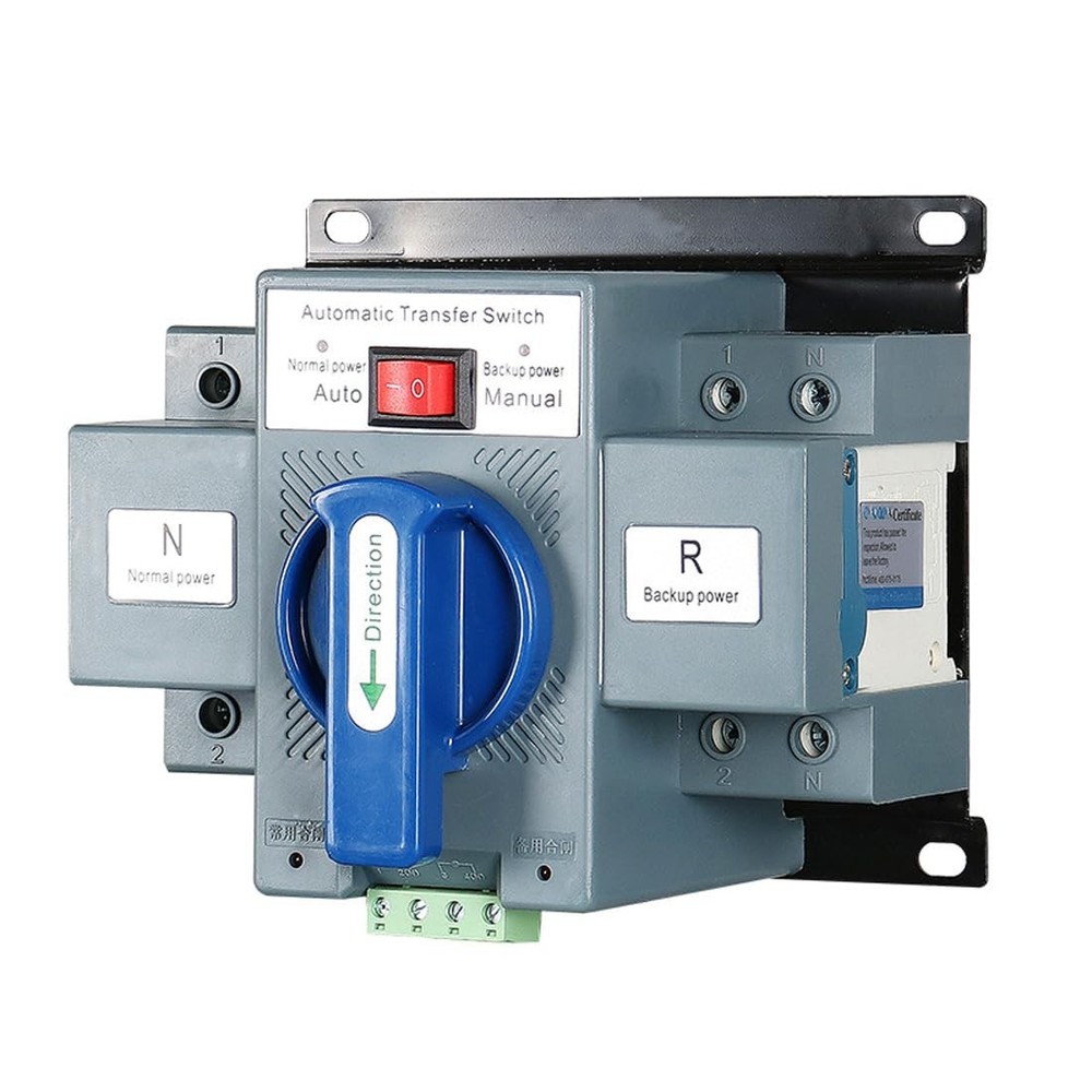 JONASC AC110V 63A 2P Automatic Transfer Switch Solar ATS Generator Dual Power