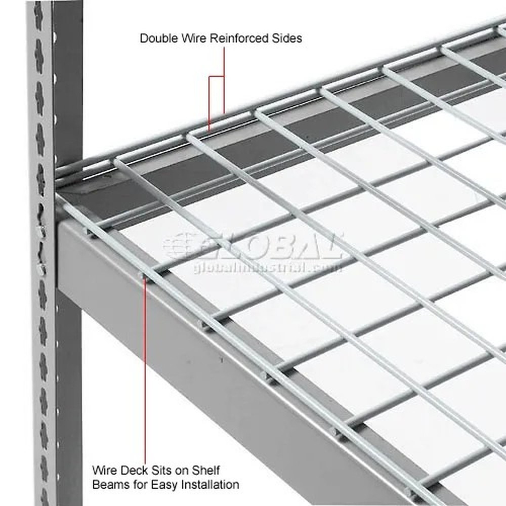 Global Industrial? Wire Mesh Deck, 72"W x 36"D