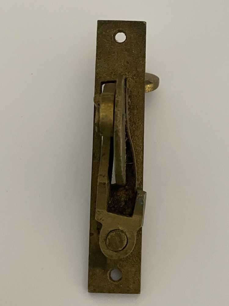 Antique Victorian Solid Brass Sash Window Catch Lock