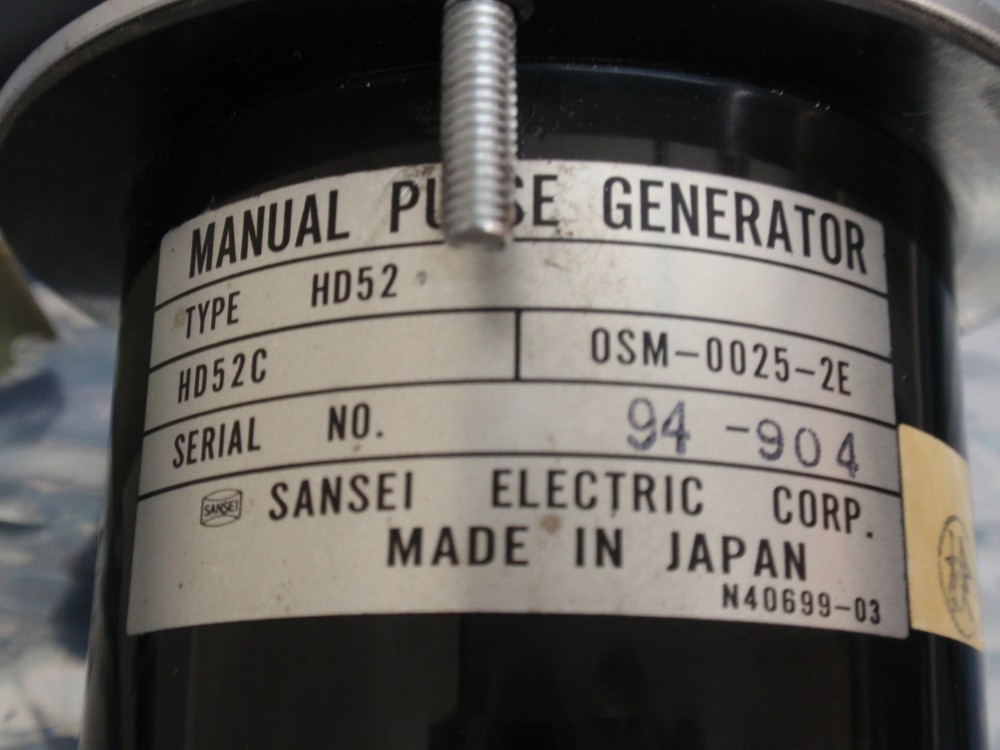 SANSEI HD52 MANUAL PULSE GENERATOR