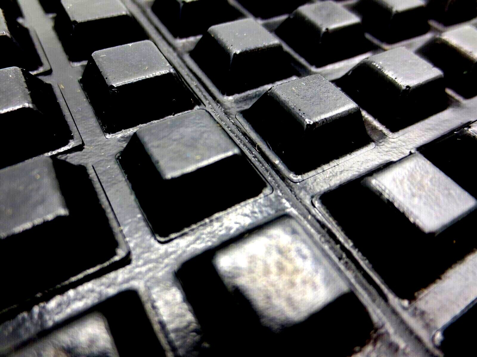 Stick-On Polyurethane Bumper Pad, Is 1/4" Tall, 1/2" Square, Durable Adhesive