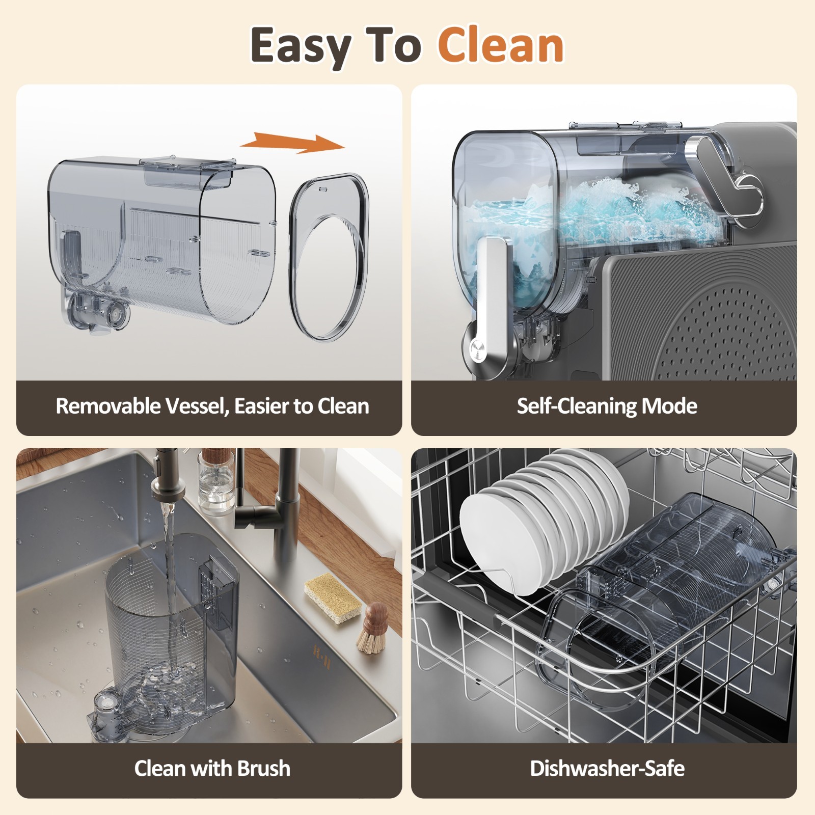 WizAura Slushie Machine, No Ice Needed Slushy Machine for Home