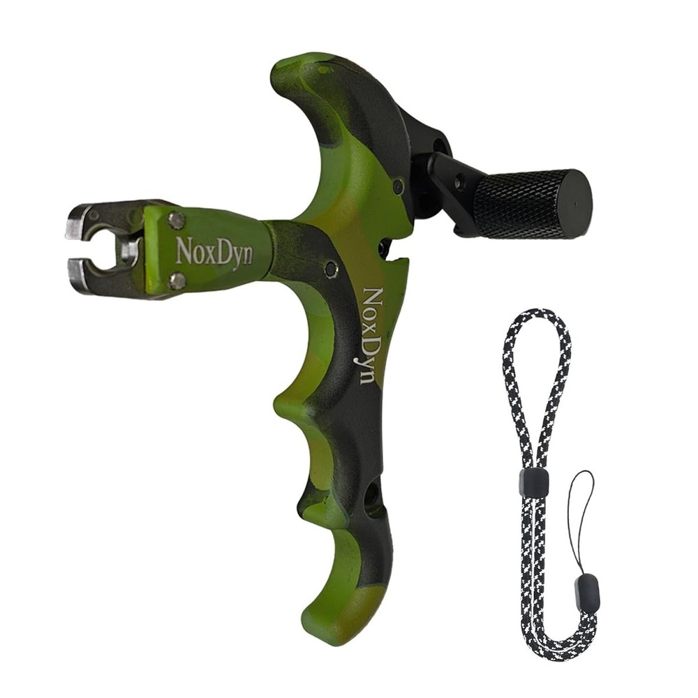 Archery Release 360° Rotatable Thumb Release for Compound Bow Green