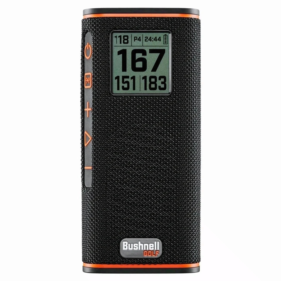 Bushnԑll Wingman View GPS Golf Speaker, Audible & Visual Distances, LCD Display