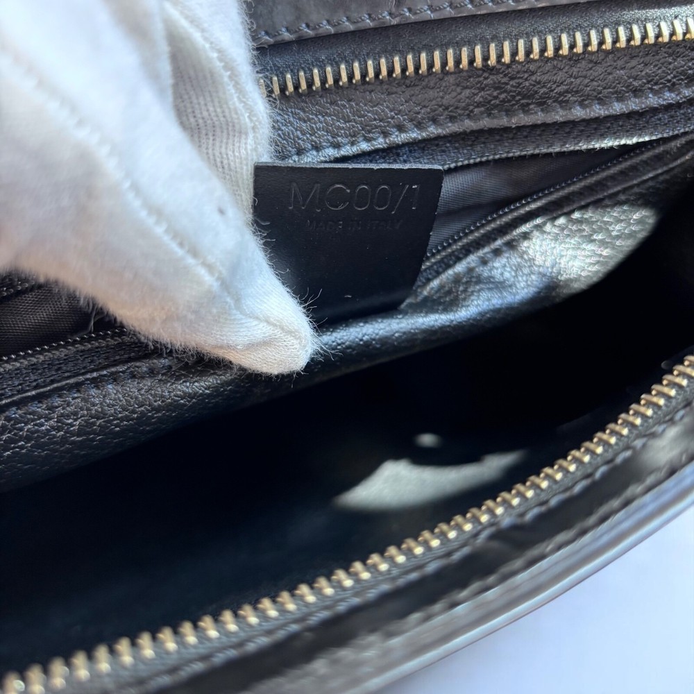 CELINE Clutch Bag Macadam Authentic