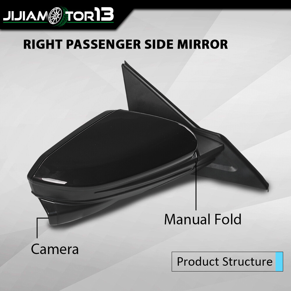 Fit For 16-20 Honda Civic Sedan Passenger Side Mirror Power Heated View Camera