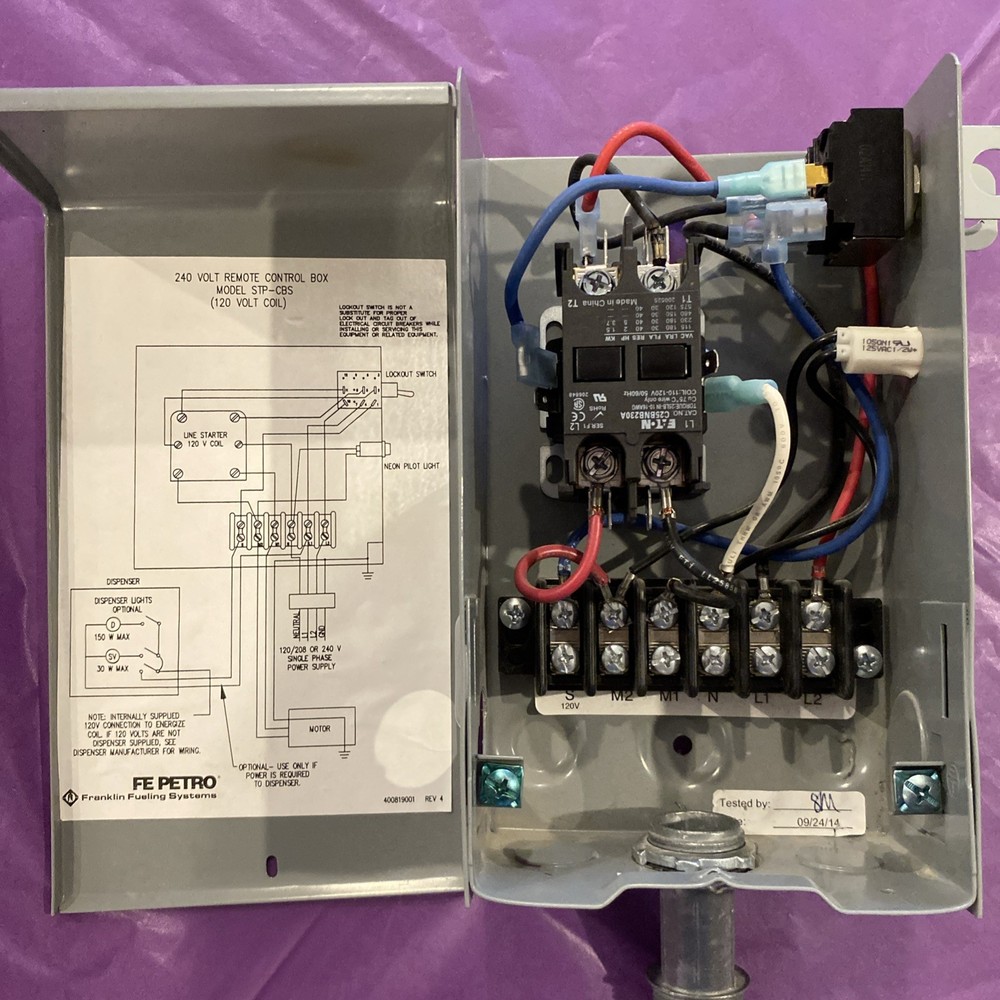 FE PETRO STP-CBS CONTROL BOX 400949005 -SINGLE PHASE