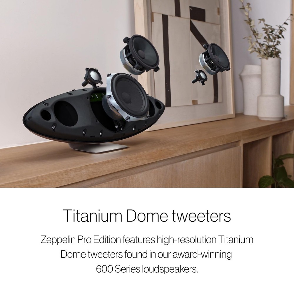 Bowers & Wilkins Zeppelin Pro Edition Wireless Speaker with 5 Drivers Including