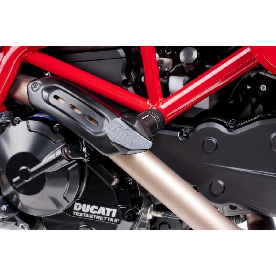 Puig R12 Frame Sliders - Black, No Modification Needed 6557N