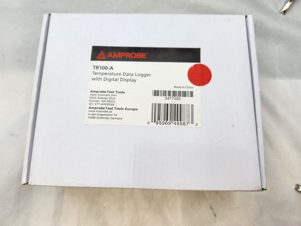 Amprobe Tr100-A Data Logger, Temperature, -40 To 185 F