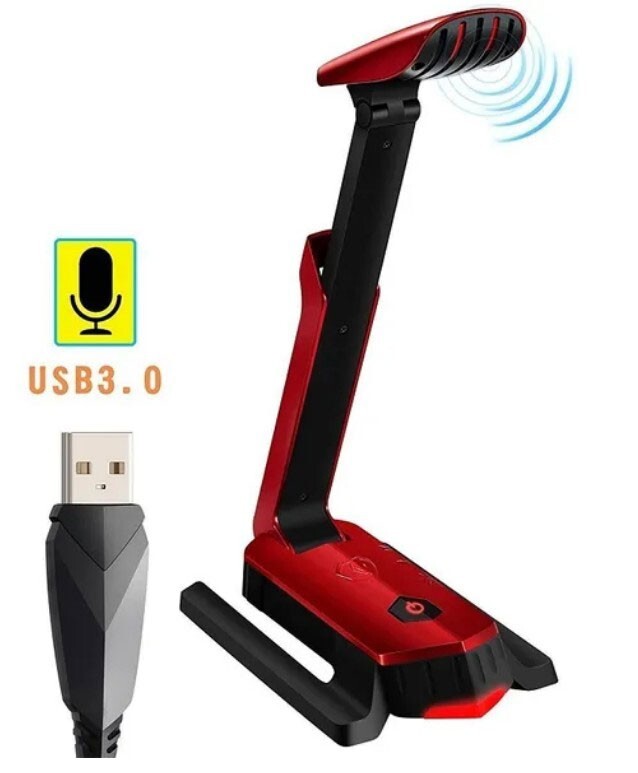 Multifunctional Desktop USB Microphone for PC, Laptop,PS4 Gaming Chatting Record