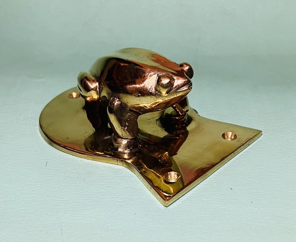Brass Frog Door Knockers MCM