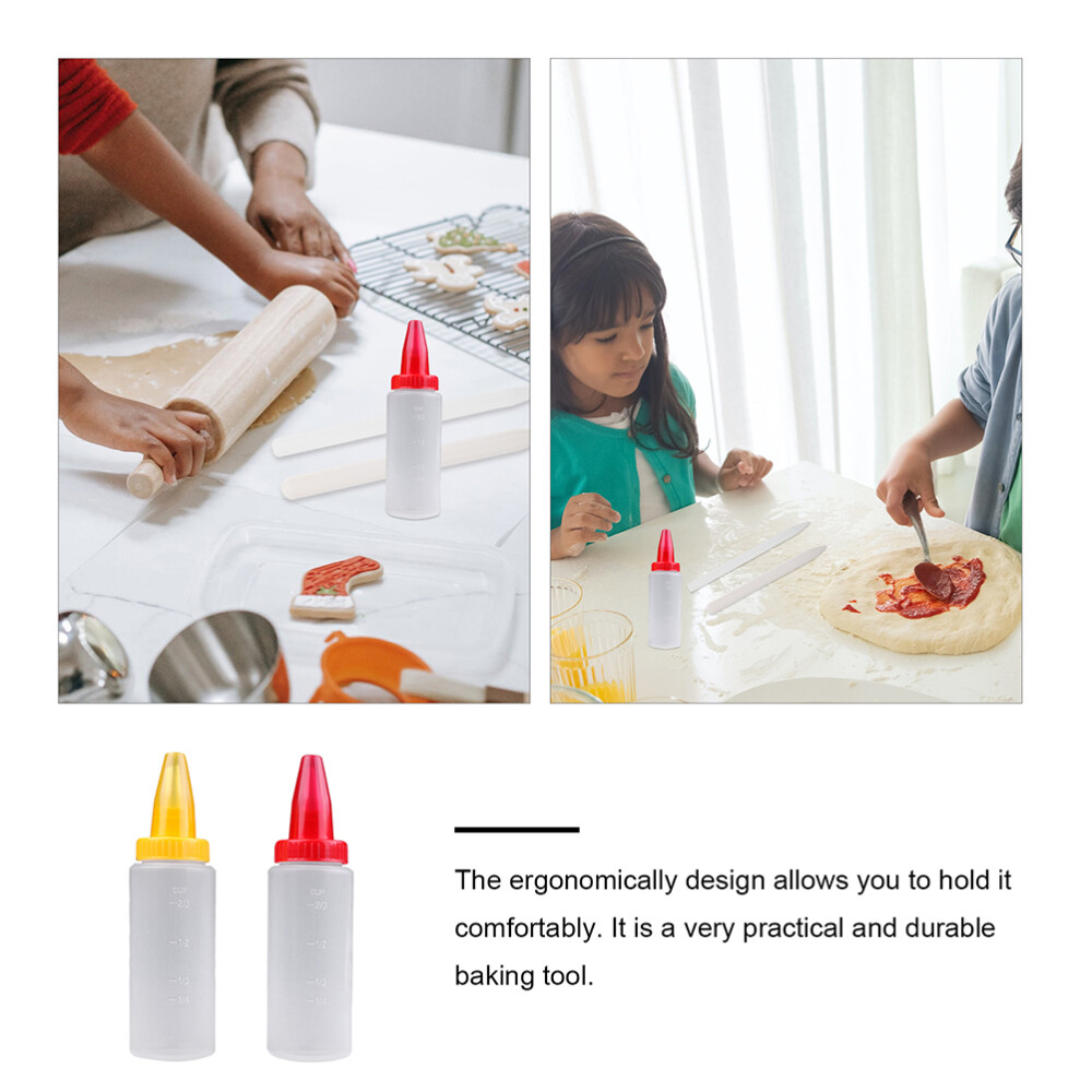 2PCS Baking Decorating Tool Cupcake Decorating Supplies Glue Applicator Bottles