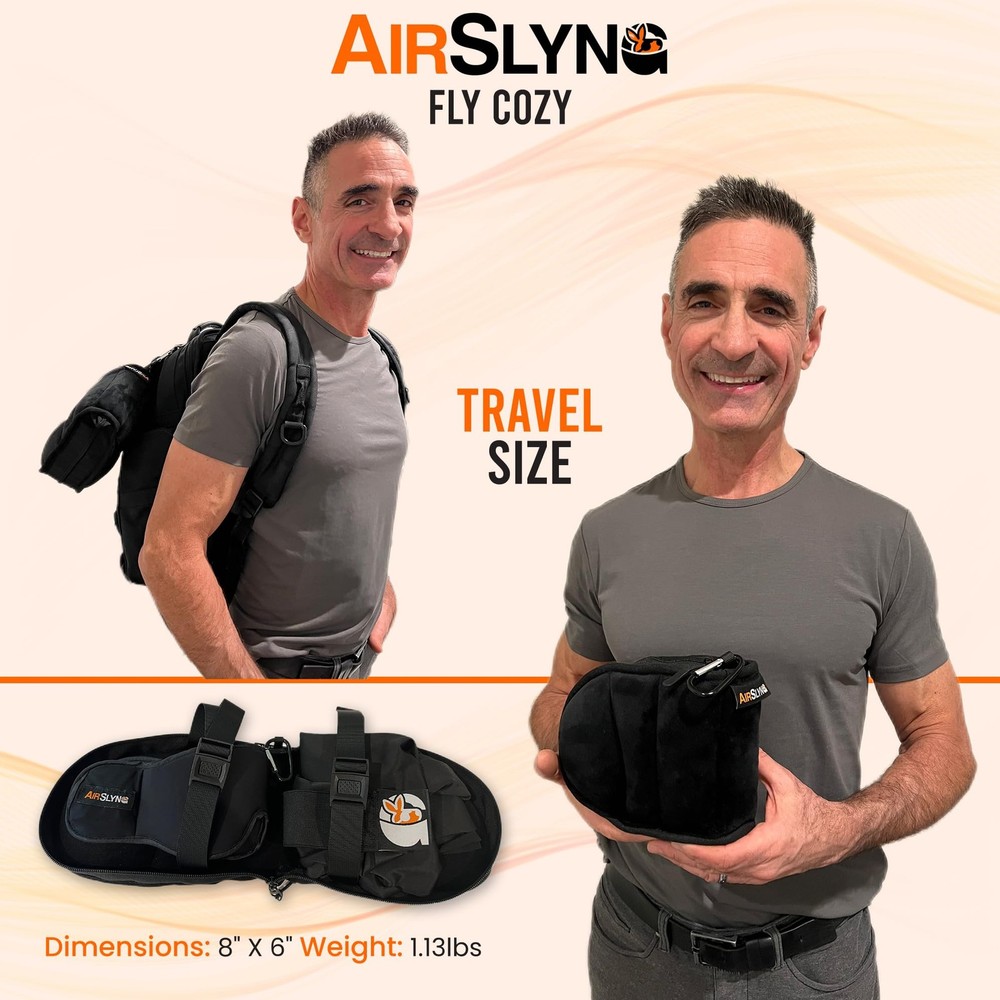 3-in-1 Airplane Sleep Support System - Integrated Plane Sleeping Accessories ...
