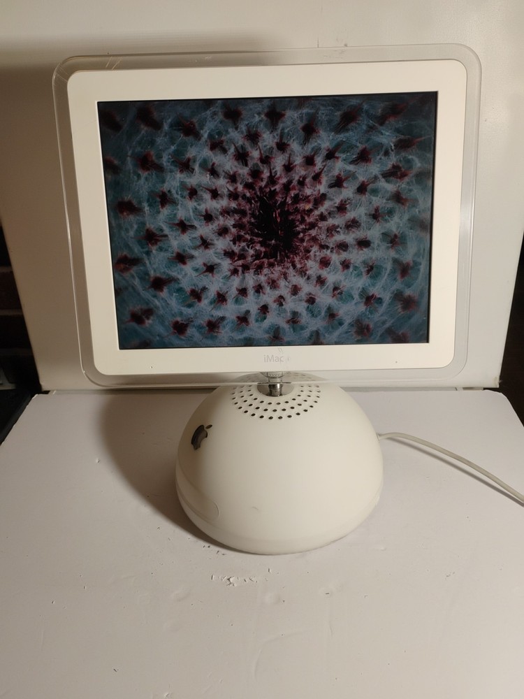 Vintage Apple iMac 2003 Computer Powers On Tested As Is