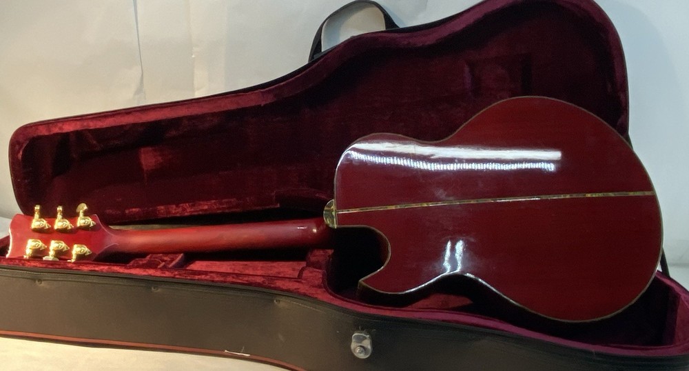 Cedar Ridge Red Limited CE Guitar with case