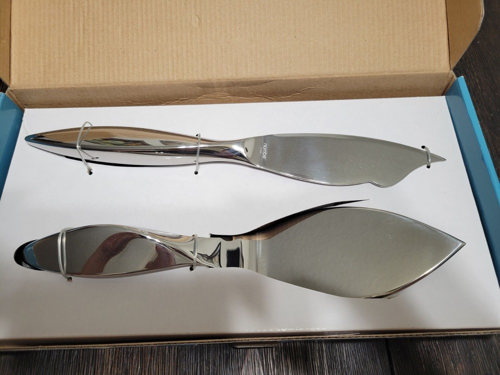 Nambe Arrondi Cake Knife And Server