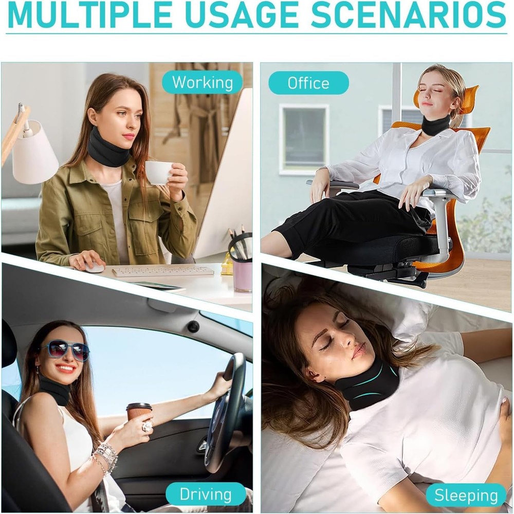 Vitavix Neck Support for Snoring,Necksupport - Never Snore Again, Adjustable .