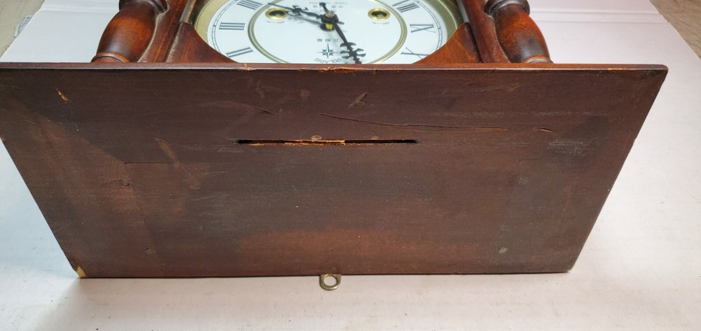 Polaris 31 Day Wall Pendulum Clock - Working - Cabinets needs work