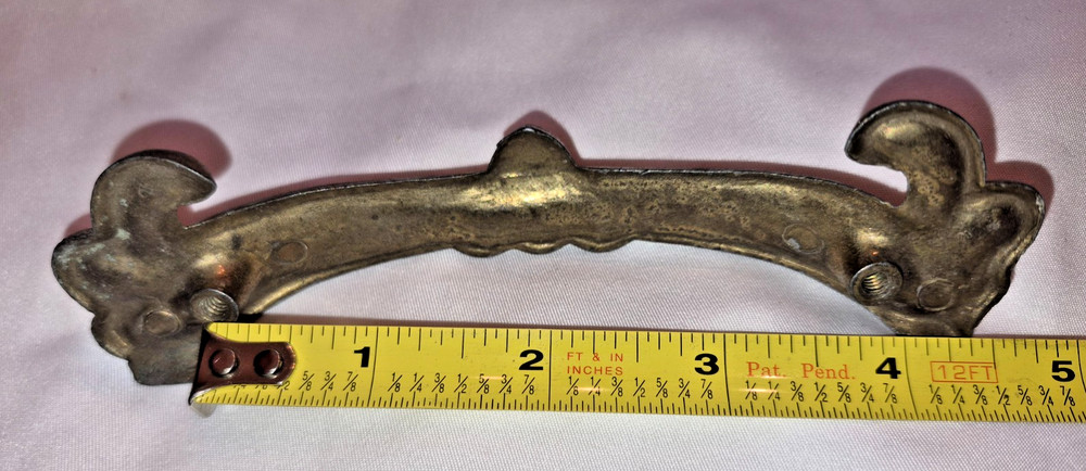 3 Fancy Brass Drawer Pulls