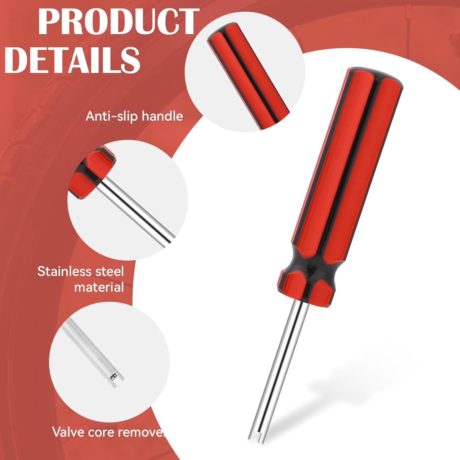 Auto Car Screwdriver Valve Stem Core Remover Tire Tube Installer Repair Tool US