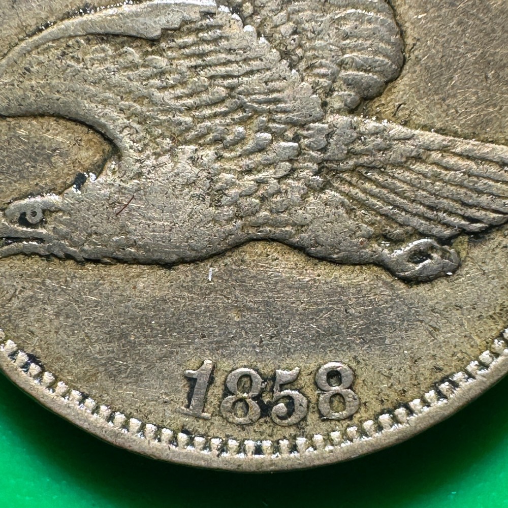 1858 SL Flying Eagle Cent C103