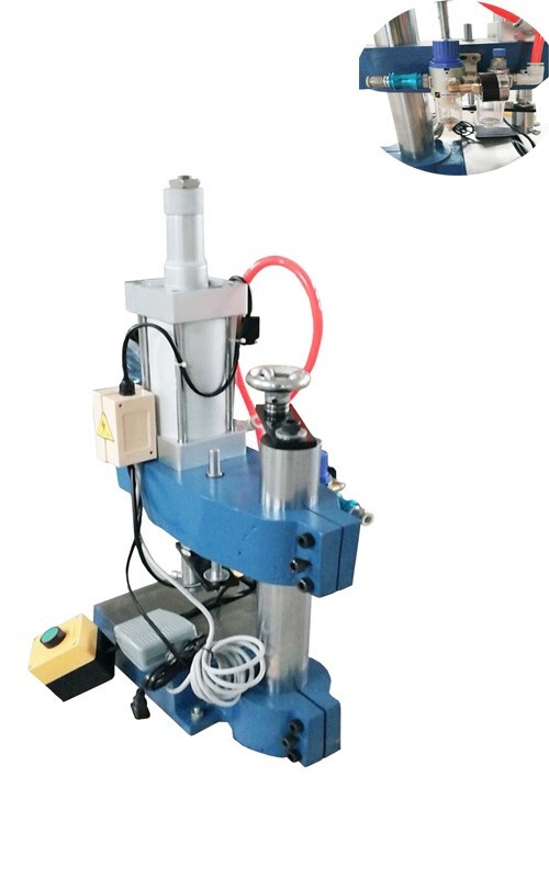 660Lb/300kg Pneumatic Punch Machine No Display Controller Adjustable Cylinder