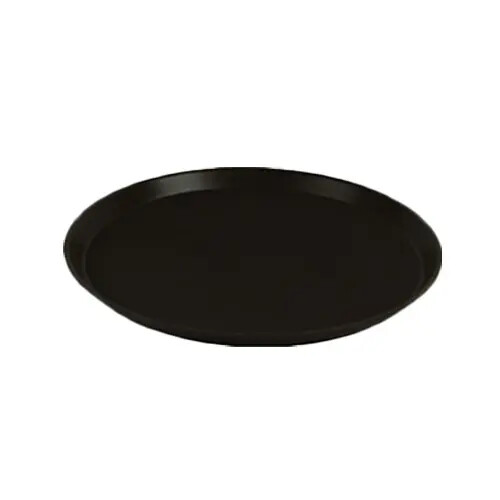 Thunder Group 11" Diameter Brown Polypropylene Slip Resistant Serving Tray