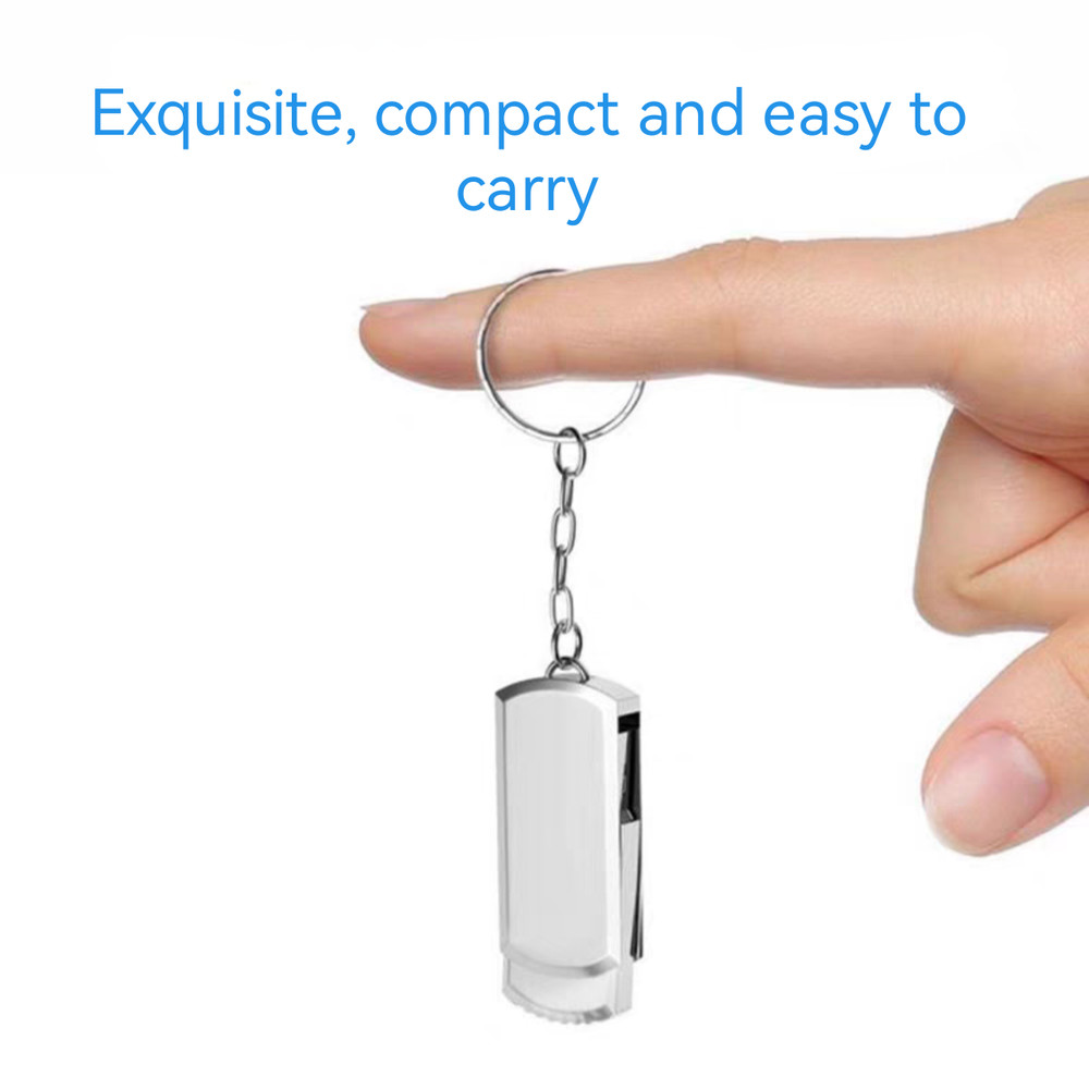 1PCS silver (256MB) USB rotating flash drive