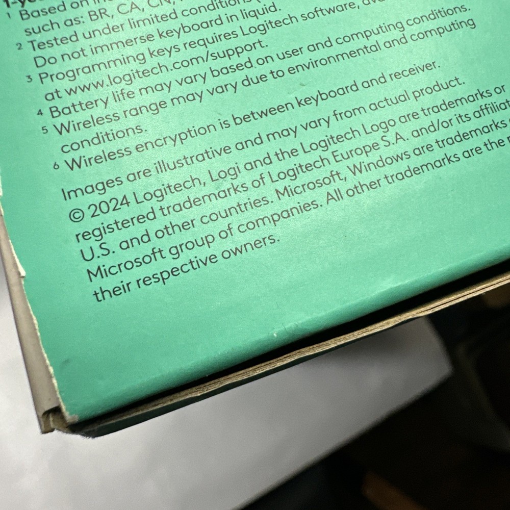 Logitech MK540 Combo Advanced Wireless Keyboard & Mouse Combo USB Receiver Black