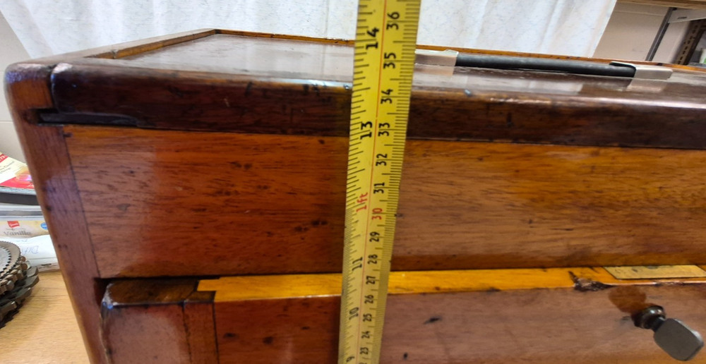 Moore & Wright Engineers Toolmakers Cabinet - 7 Drawers & Top Compartment & key