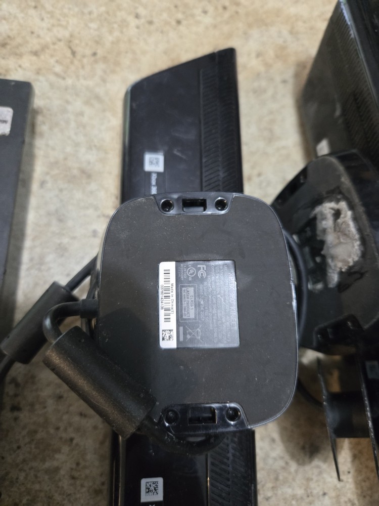 3 Microsoft Xbox 360 Kinect Sensor Bars & 60GB Hard Drive Used & Untested Bundle