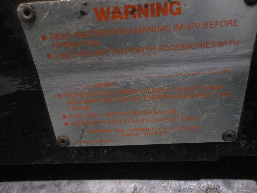 GREENLEE "SUPER" Tugger Cable Puller with all Hardware and Storage Box