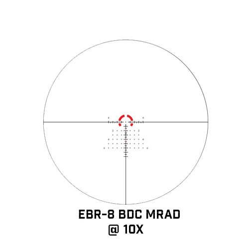 Vortex Strike Eagle 1-10×24 FFP EBR-8 BDC MRAD Reticle (SE-11002)