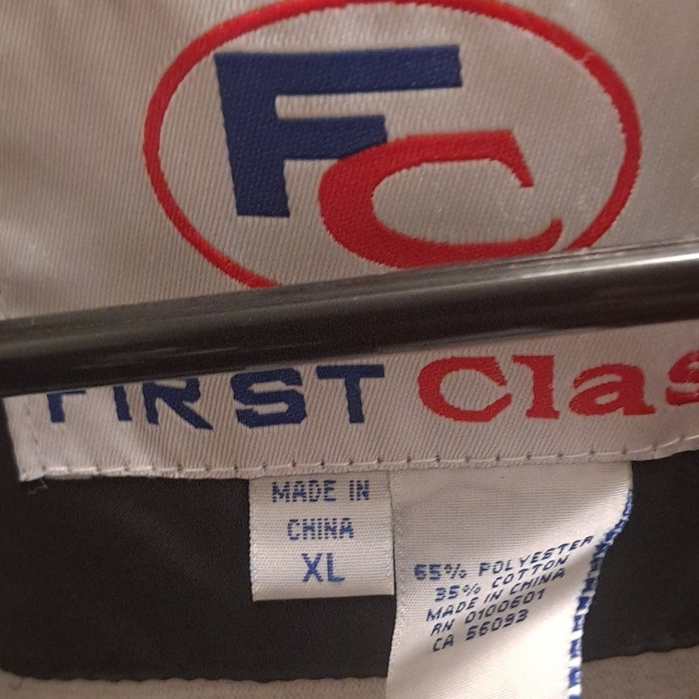 First Class Security Jacket Black XL 65% Polyester 35% Cotton