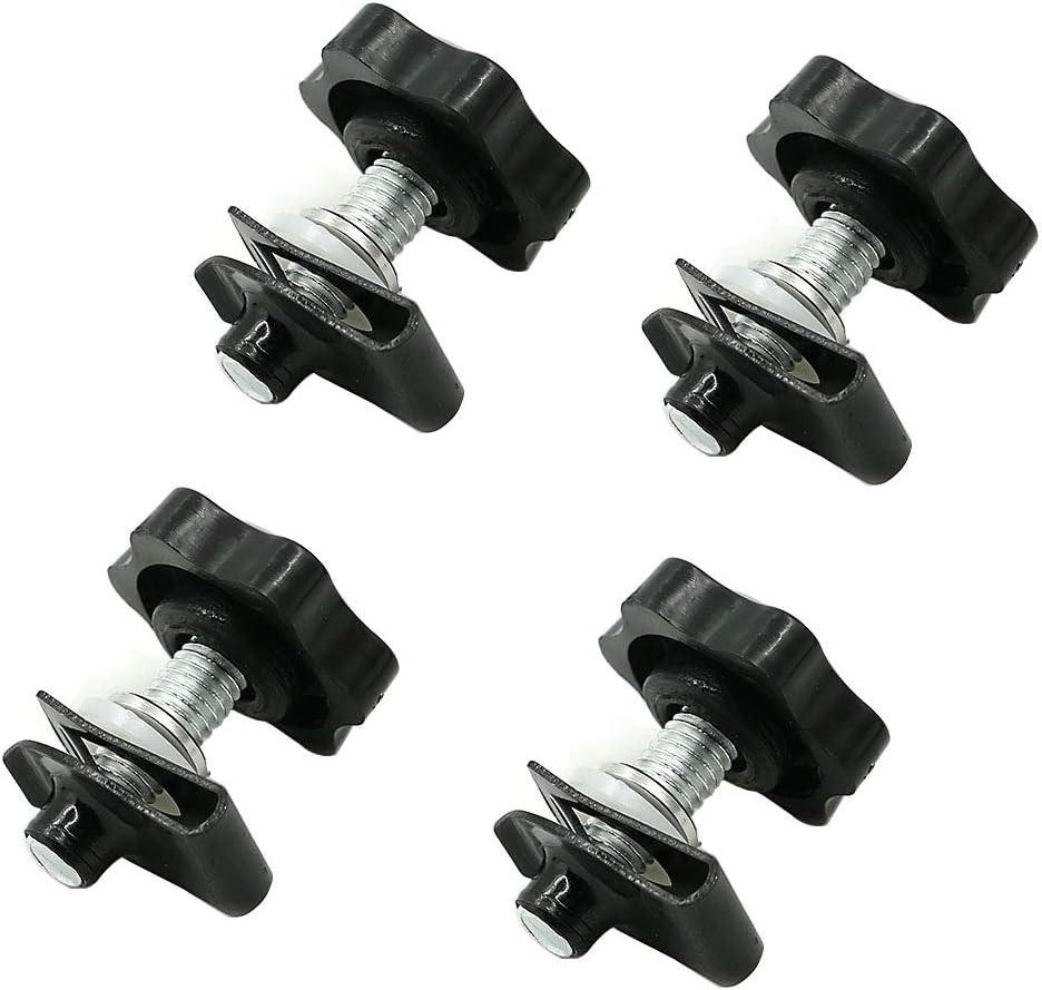 Black Hardbagger Security Theft Deterrent Saddlebag Locks Mounting Hardware Fit