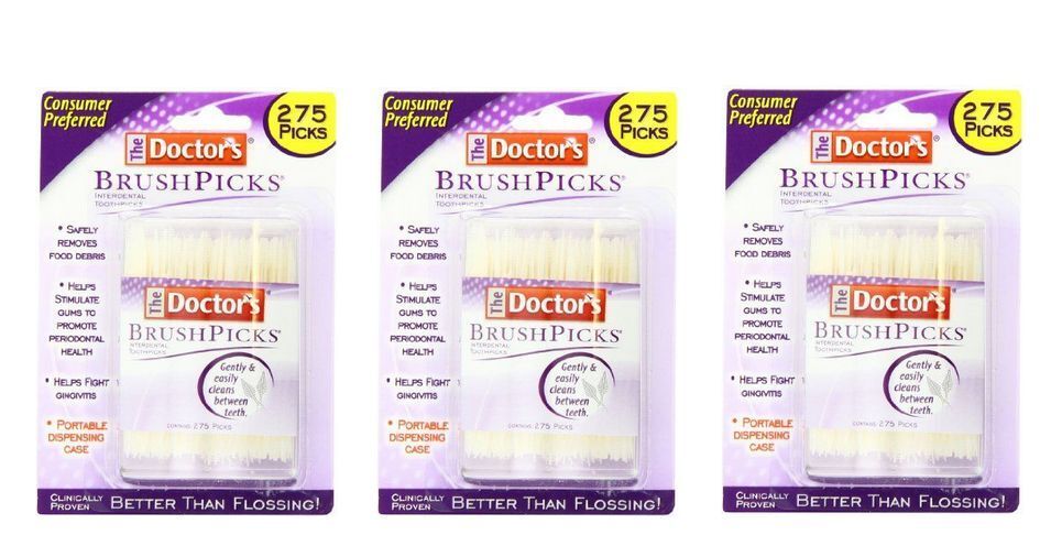 The Doctor's BrushPicks 275 each - 3 Pack = 825 Brushpicks
