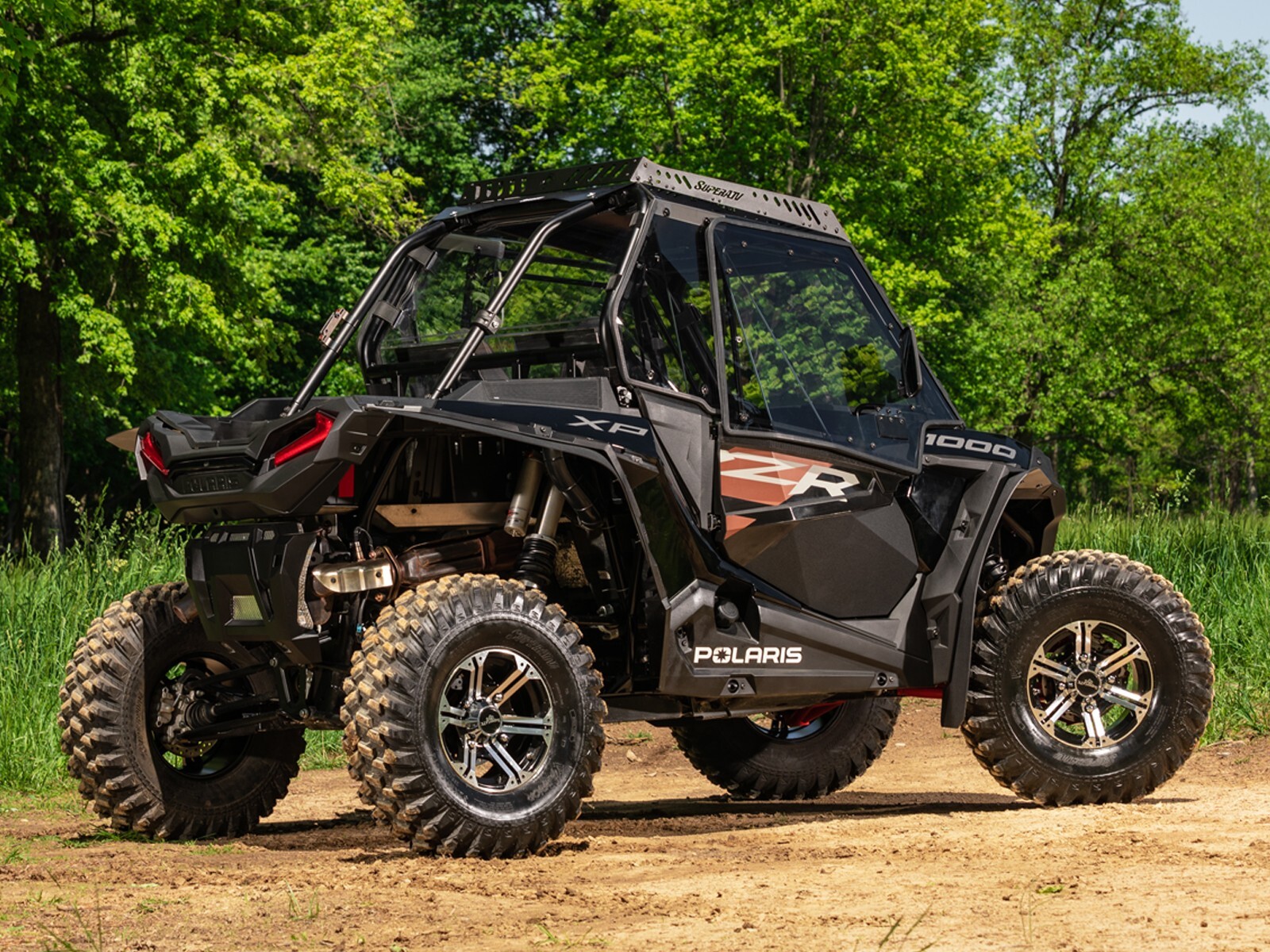 SUPER ATV HARD CAB ENCLOSURE UPPER DOORS FOR POLARIS RZR S 900 2015-2020