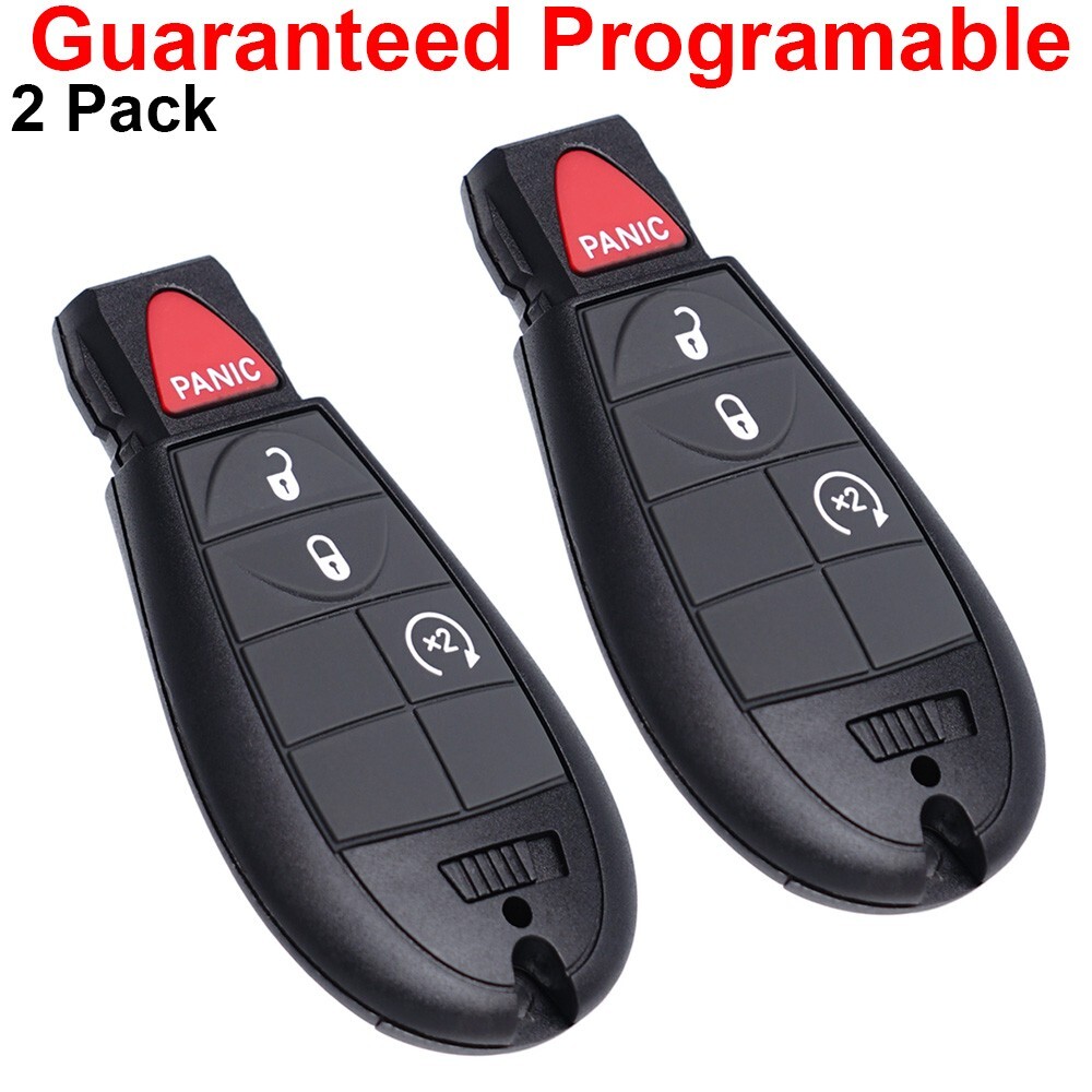 2 For 2013 2014 2015 2016 2017 2018 2019 Dodge Ram 1500 2500 Remote Car Key Fob