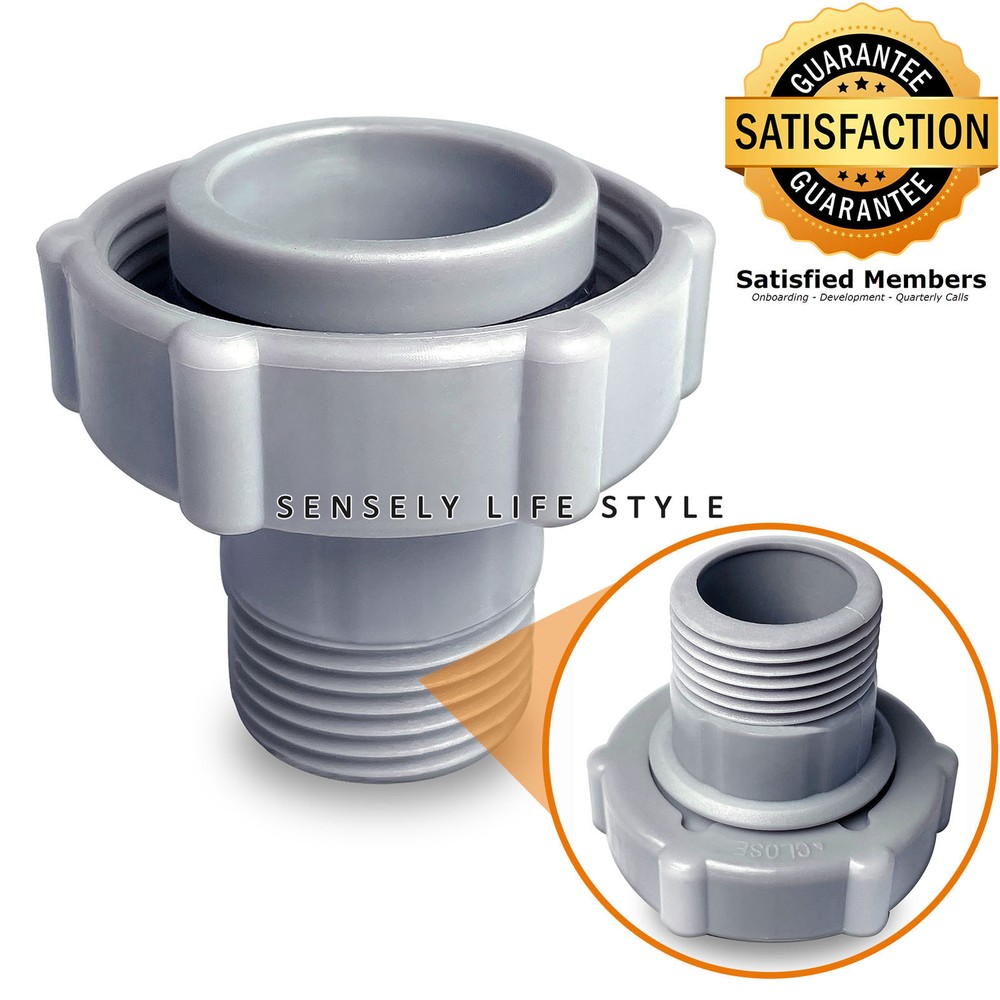 Pool Drain Valve Connector Pipe Hose Adapter Fitting Connects Replacement Parts
