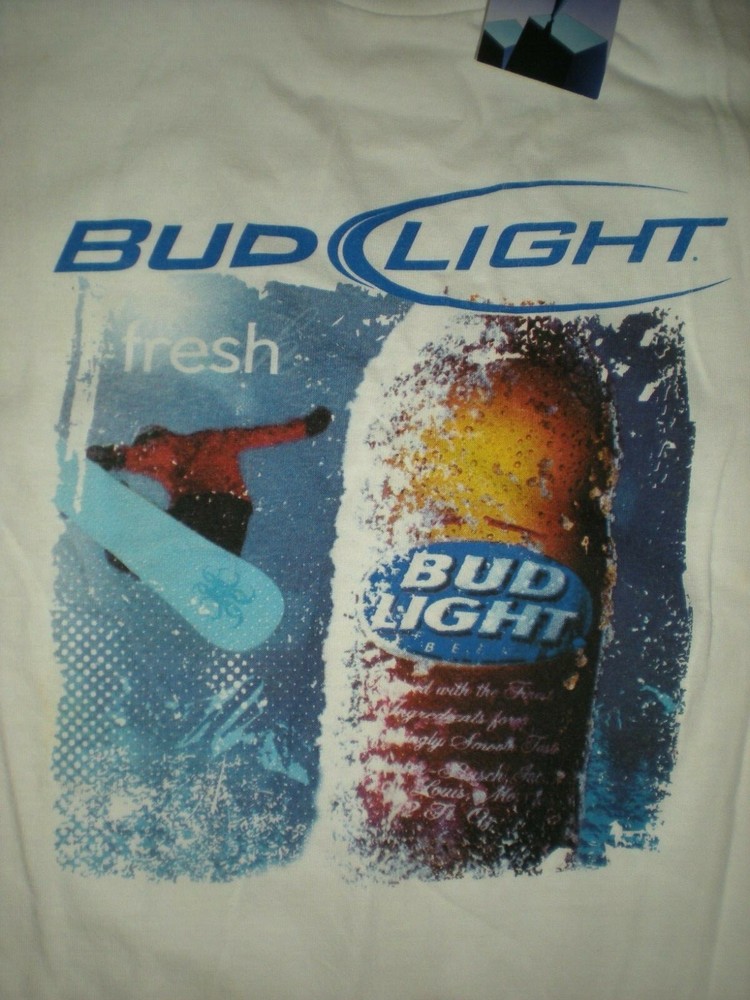 BUD LIGHT shirt NEW with tags