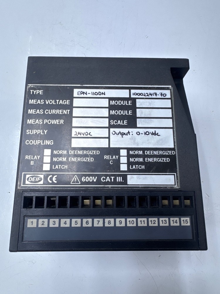 DEIF EPN-110DN ELECTRONIC POTENTIOMETER 24VDC