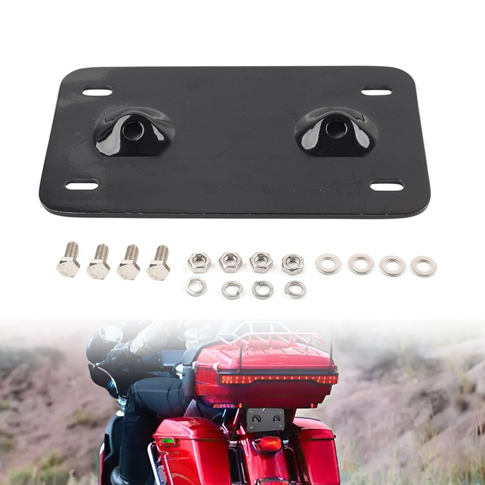 Laydown Layback License Plate Bracket for Harley Electra Glide FLHTC