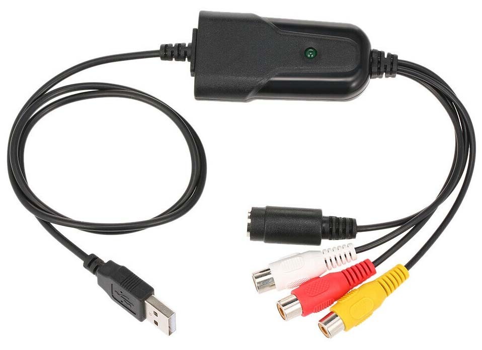 PC-Based Composite RCA S-Video Audio To USB DVR Adaptetr MPEG Video Editor