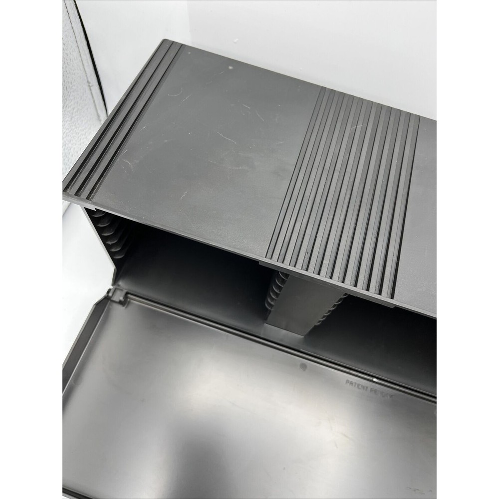 Vintage Case Logic 30 CD Storage Case Holder Wall Mountable with Drop Down Door